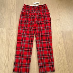 JCrew holiday plaid pant